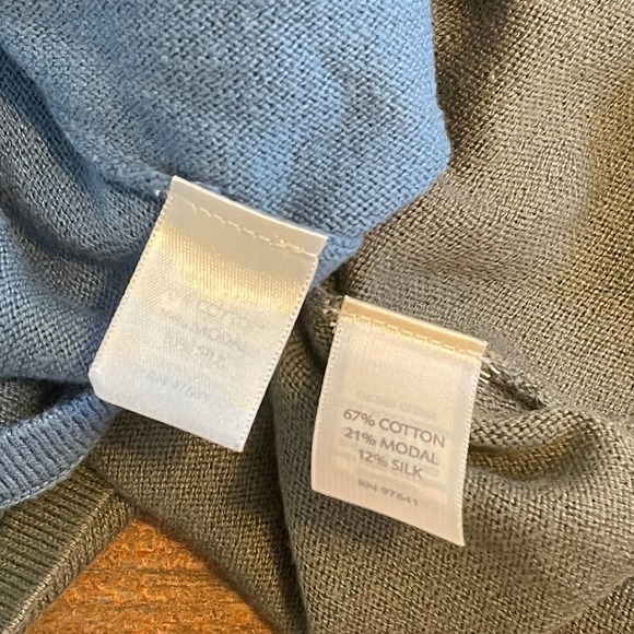 Pure Jill LOT OF 02 Women's Cotton Silk Tunic Sweaters Sz Small - Picture 5 of 8